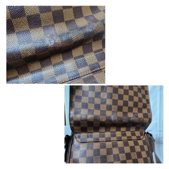Authentic Louis Vuitton Damier Ebene District PM Messenger Bag Brown - Picture 11 of 14